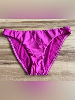 ViX Paula Hermanny Pink Bikini Bottom XS Brazilian Ruched NWOT